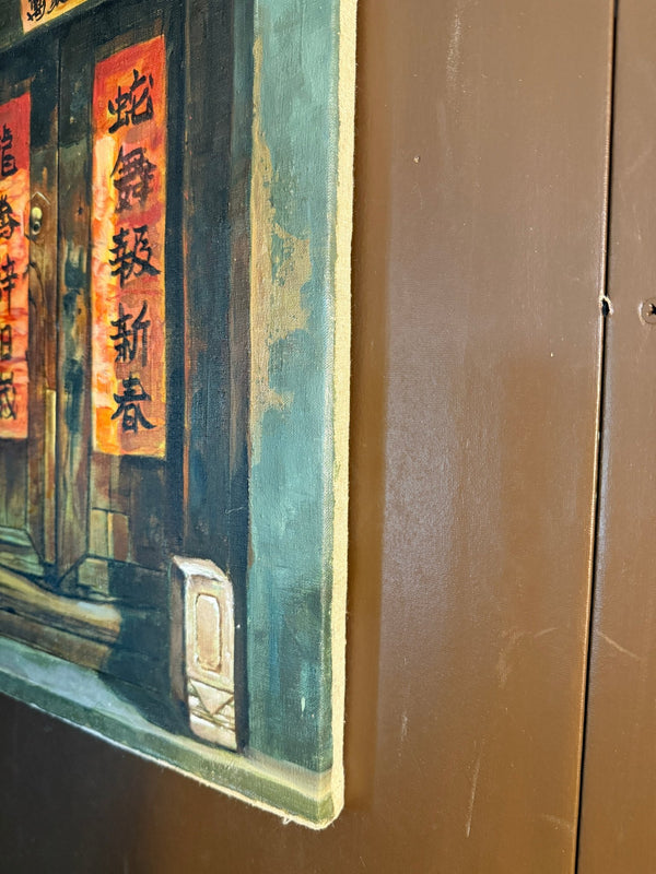 Vintage Chinese Oil Paintings - Little Boho Valley