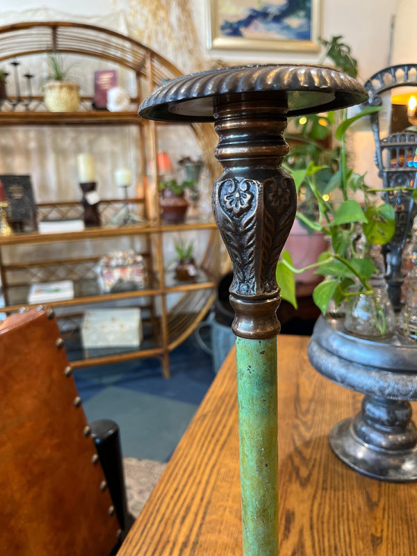 Vintage Faux Marble Metal Candlestick Holders - Little Boho Valley