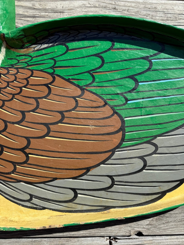 Vintage Hand - Painted Duck Tray - Little Boho Valley