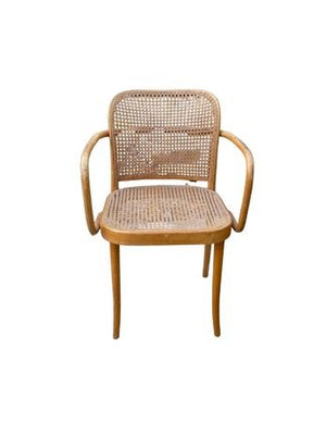 Vintage Mid-Century Caned Chair - Little Boho Valley