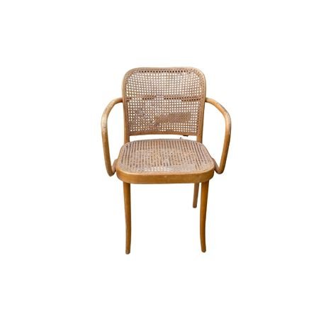 Vintage Mid-Century Caned Chair - Little Boho Valley