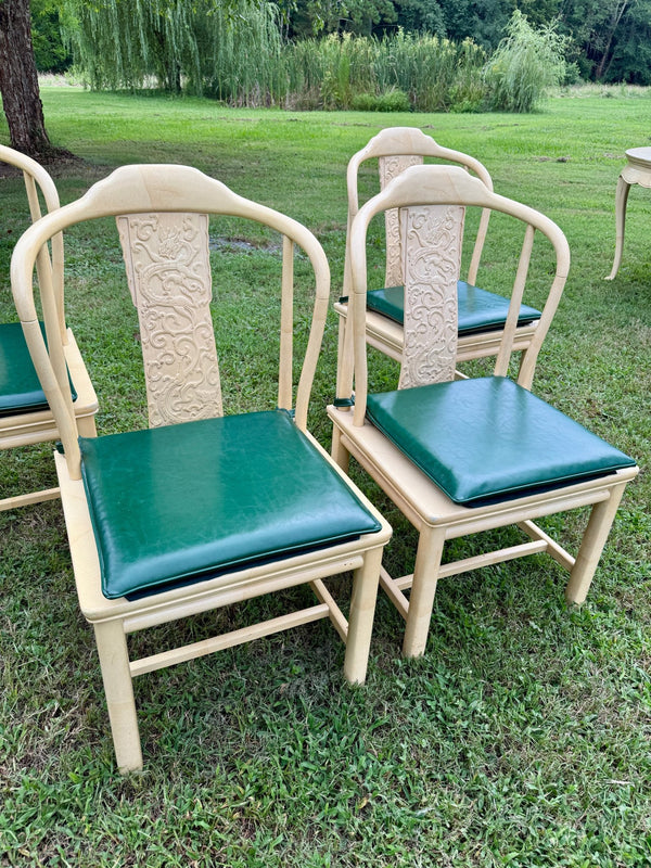 Vintage Mid - Century Henredon Table and Chairs - Little Boho Valley