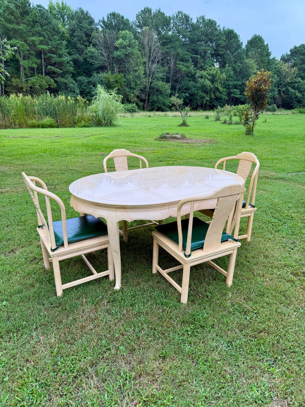 Vintage Mid - Century Henredon Table and Chairs - Little Boho Valley