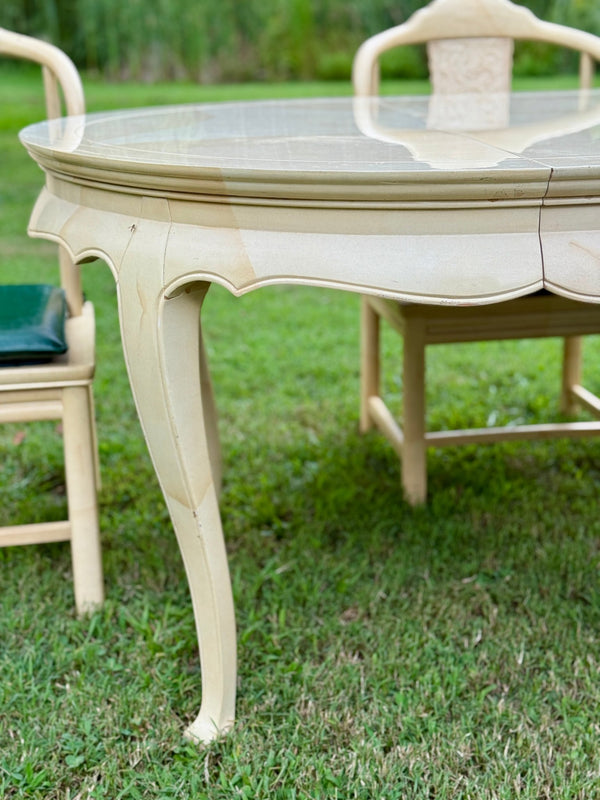 Vintage Mid - Century Henredon Table and Chairs - Little Boho Valley