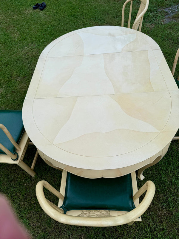Vintage Mid - Century Henredon Table and Chairs - Little Boho Valley