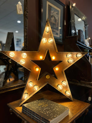 Vintage Star Marquee Light - Little Boho Valley