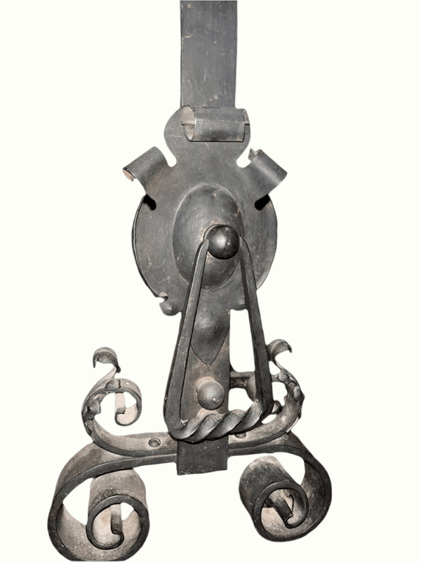 Vintage Wrought Iron Andirons - Little Boho Valley
