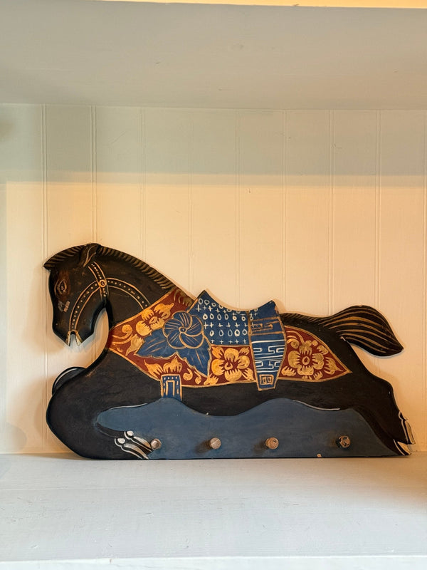 Wooden Horse Coat Rack - Little Boho Valley