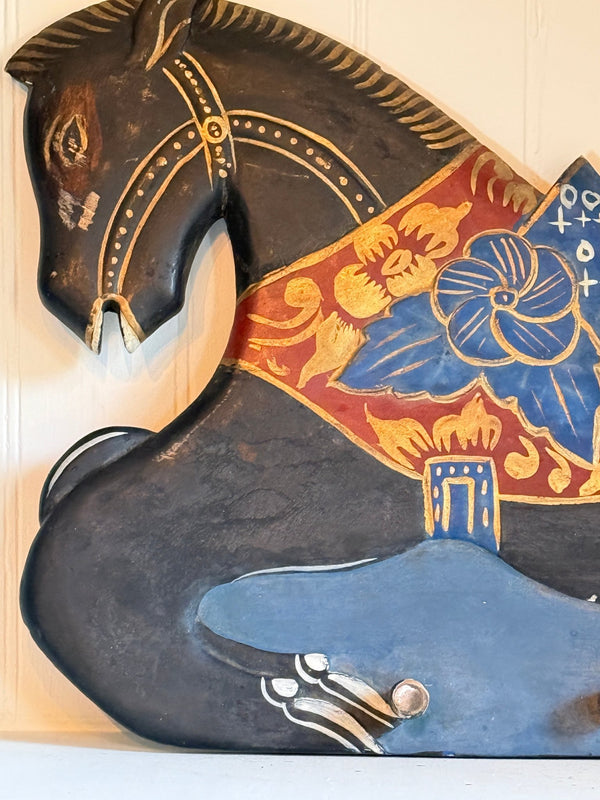 Wooden Horse Coat Rack - Little Boho Valley