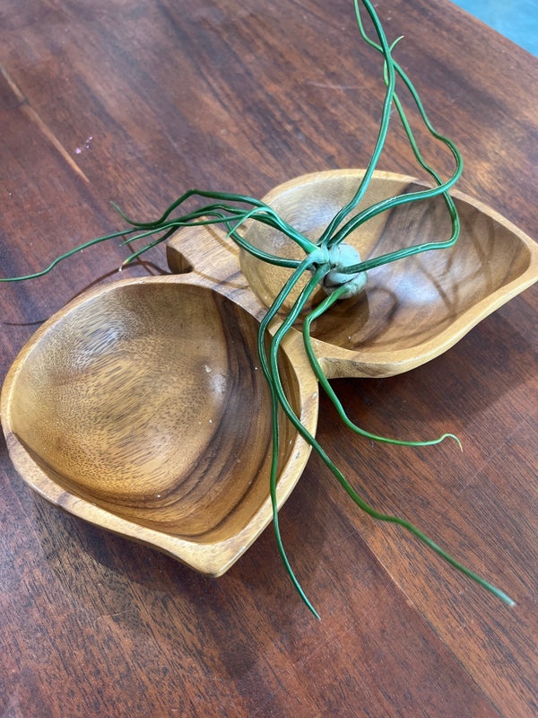 Vintage Wooden Leaf Bowl - Little Boho Valley