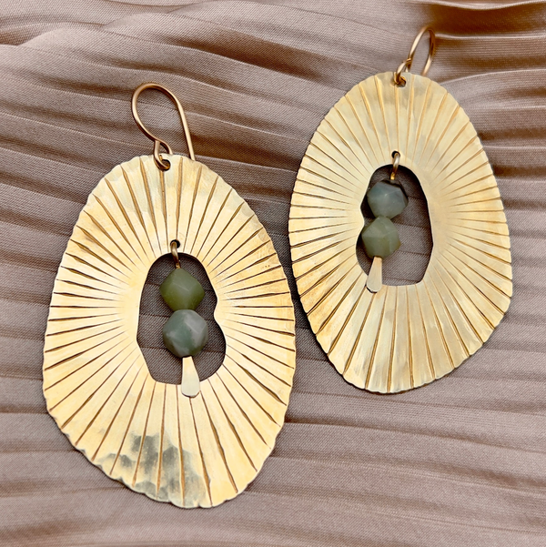 Handmade boho style earrings