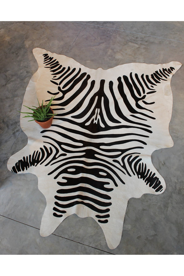 ZEBRA COWHIDE RUG Gypsy Jule