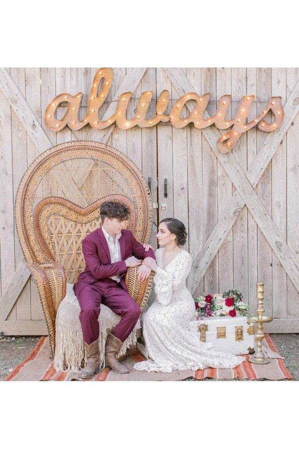 Big Kahuna Peacock Chair - Event Rental - Little Boho Valley