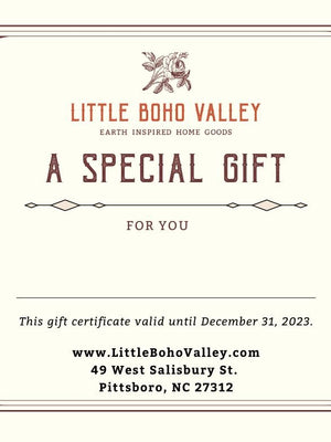 GIFT CARD - Little Boho Valley