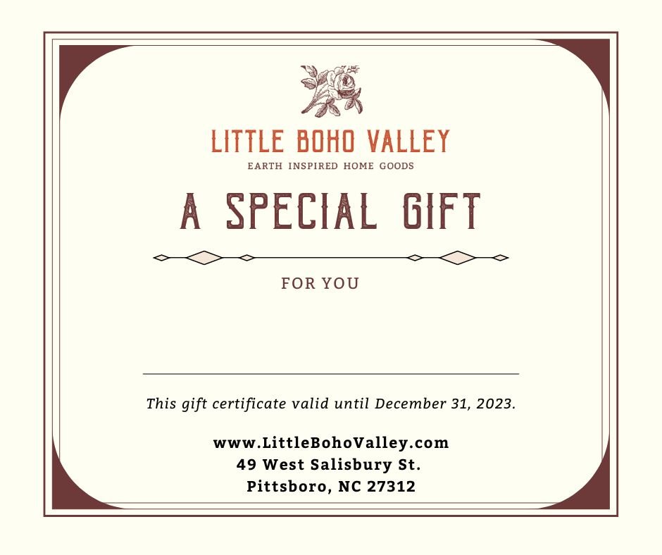 GIFT CARD - Little Boho Valley