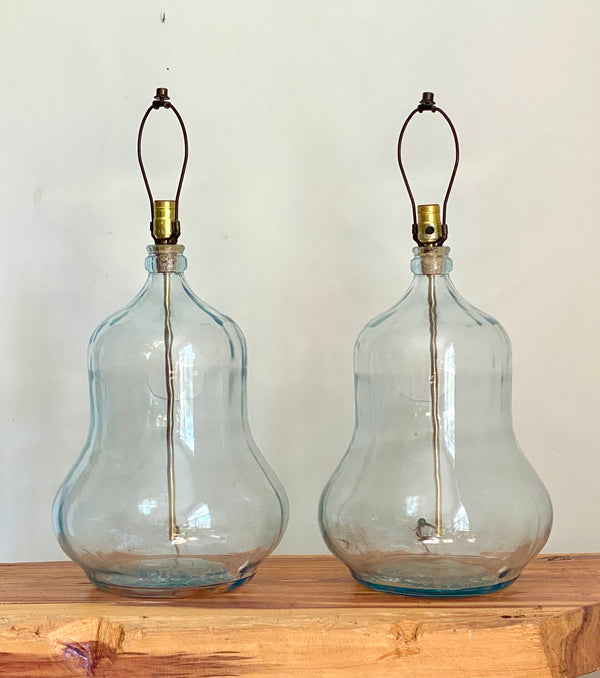 Vintage Crisa Bottle Lamps
