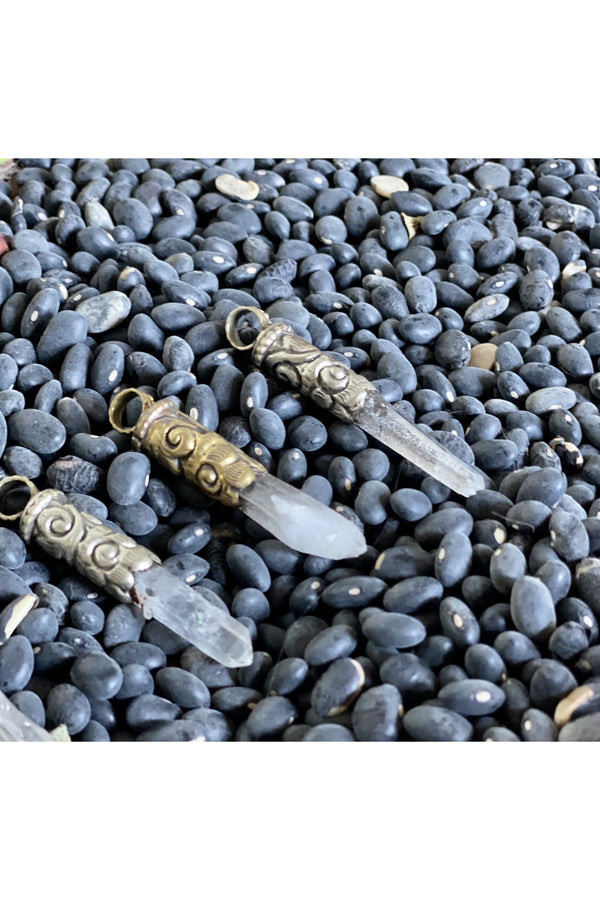 Quartz Crystal pendants - small