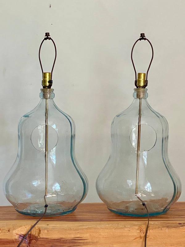 Vintage Crisa Bottle Lamps