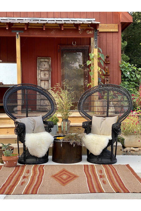 Johnny and June Peacock Chair Rental (each) - Little Boho Valley