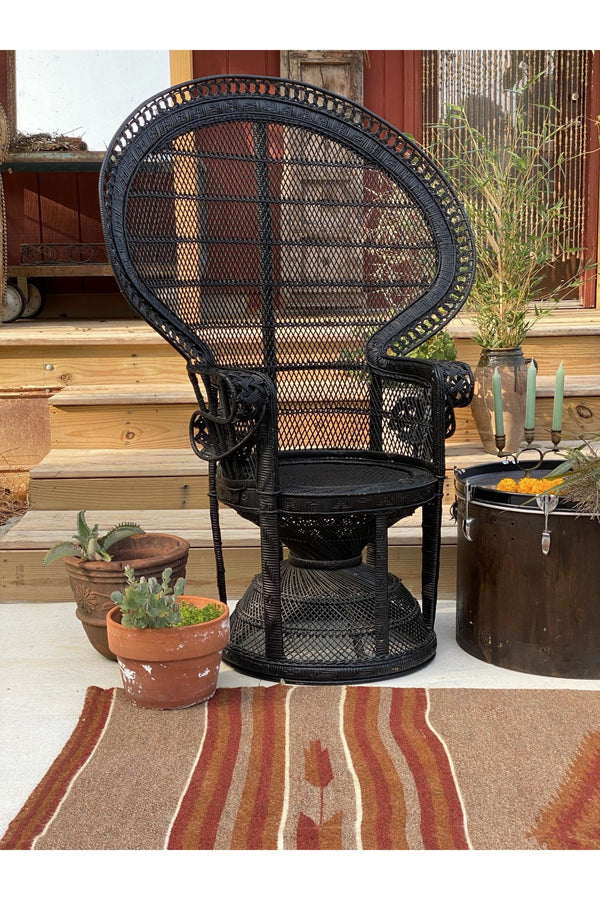 Johnny and June Peacock Chair Rental (each) - Little Boho Valley