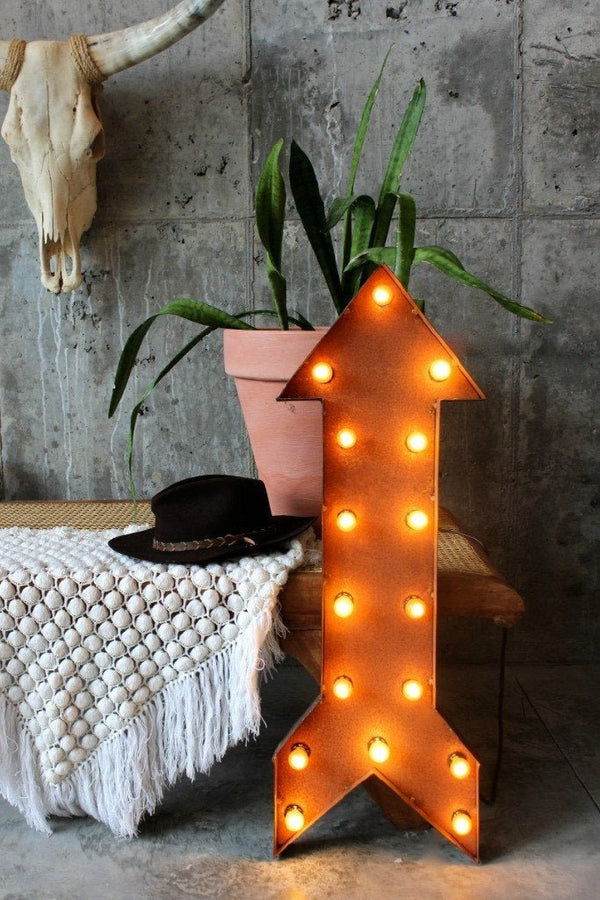 METAL ARROWS WITH LIGHTS - Little Boho Valley