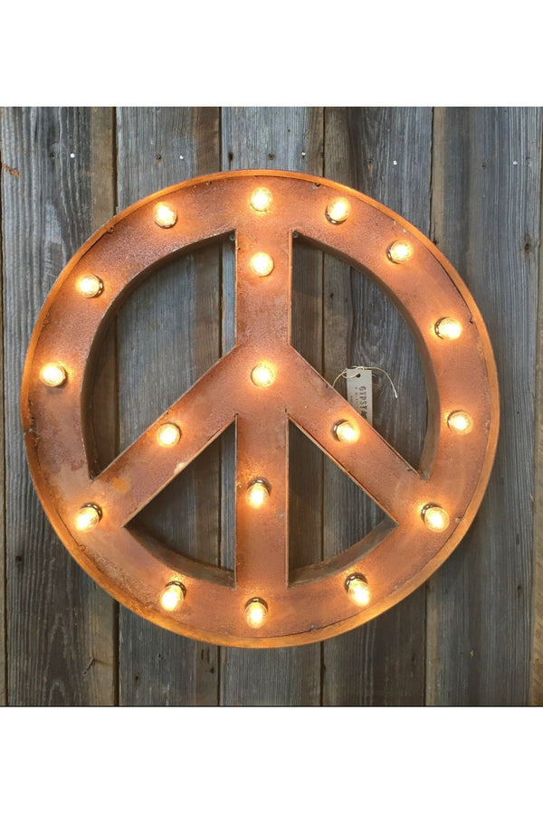 PEACE MARQUEE SIGN - EVENT RENTAL - Little Boho Valley