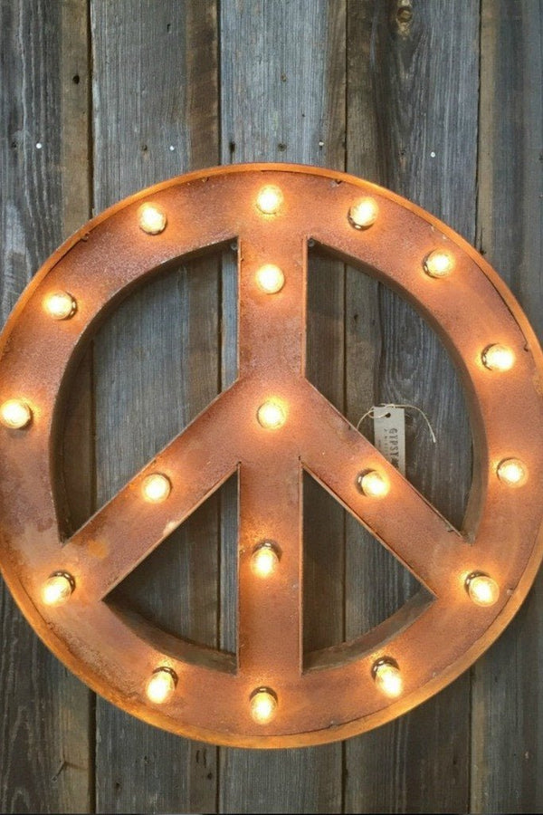 PEACE MARQUEE SIGN - EVENT RENTAL - Little Boho Valley