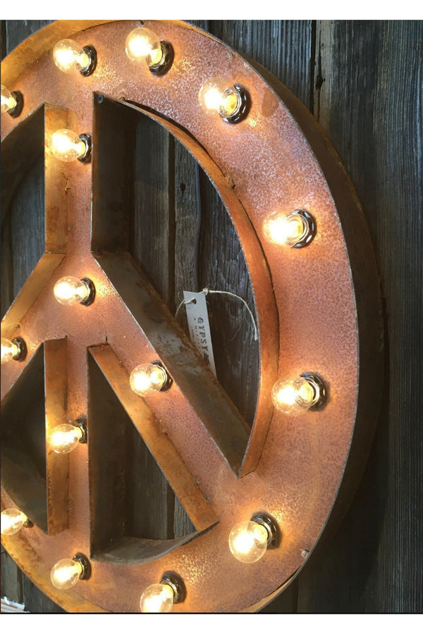 PEACE MARQUEE SIGN - EVENT RENTAL - Little Boho Valley
