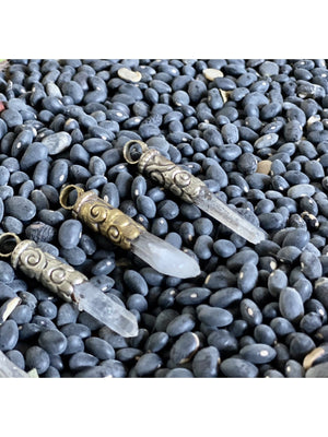 Quartz Crystal pendants - small - Little Boho Valley