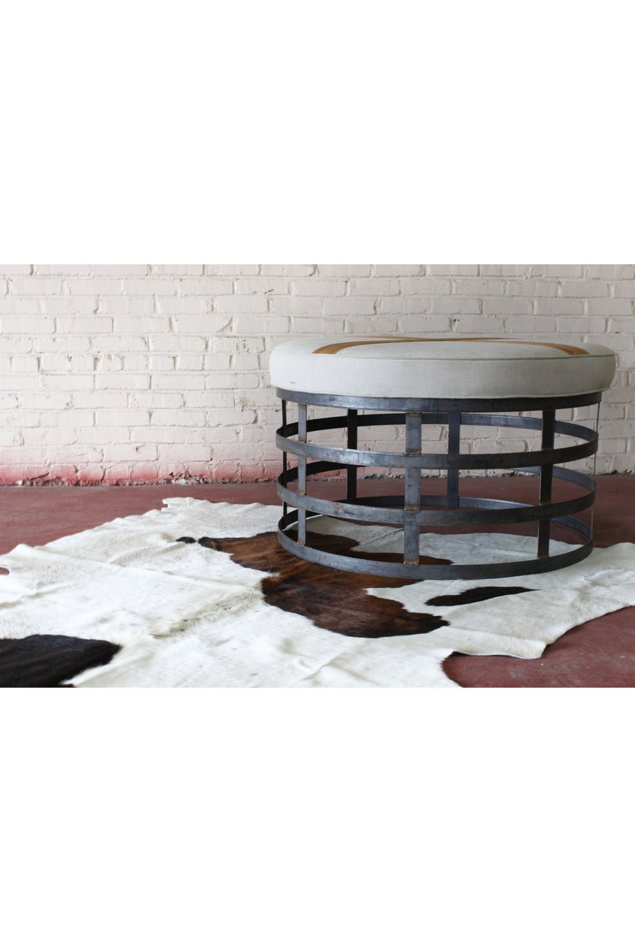 REPURPOSED METAL OTTOMAN - Little Boho Valley