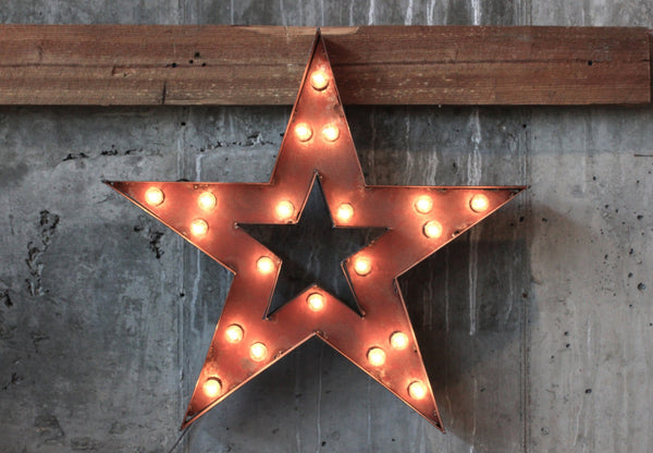 STAR MARQUEE SIGN - EVENT RENTAL - Little Boho Valley