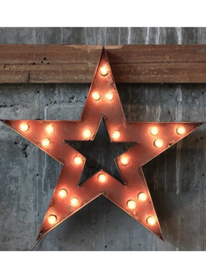 STAR MARQUEE SIGN - EVENT RENTAL - Little Boho Valley
